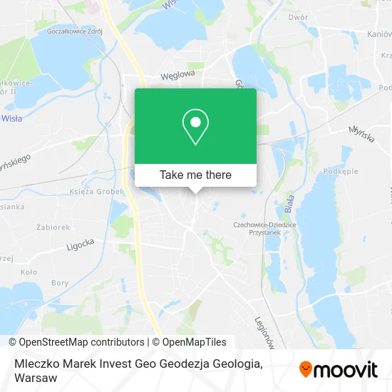 Карта Mleczko Marek Invest Geo Geodezja Geologia