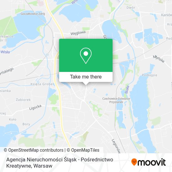 Agencja Nieruchomości Śląsk - Pośrednictwo Kreatywne map