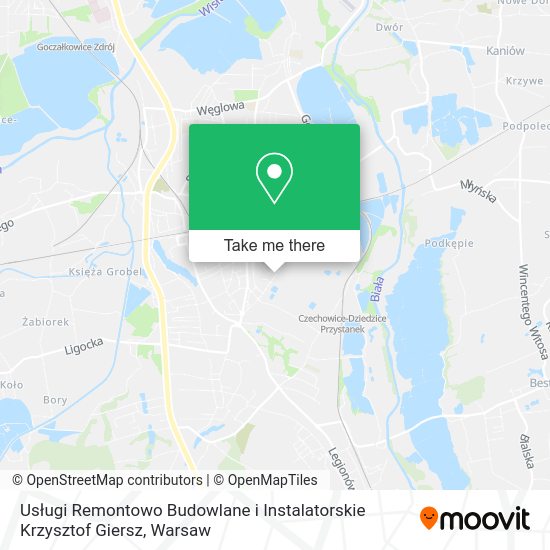 Usługi Remontowo Budowlane i Instalatorskie Krzysztof Giersz map