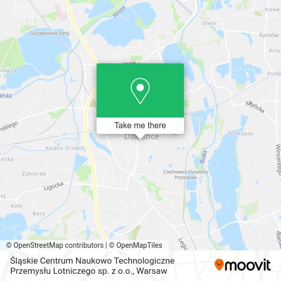 Śląskie Centrum Naukowo Technologiczne Przemysłu Lotniczego sp. z o.o. map