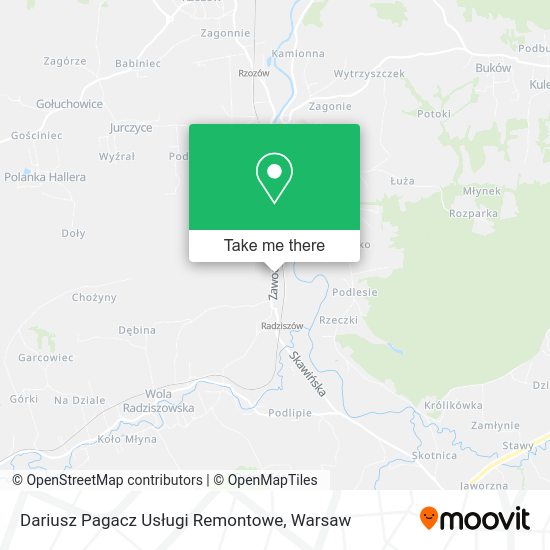 Dariusz Pagacz Usługi Remontowe map