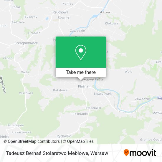 Tadeusz Bernaś Stolarstwo Meblowe map