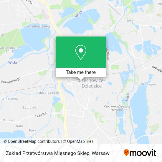 Zakład Przetwórstwa Mięsnego Sklep map