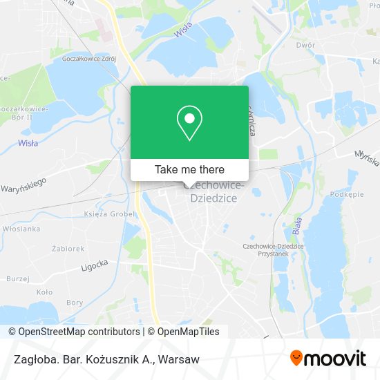 Zagłoba. Bar. Kożusznik A. map