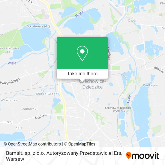 Карта Bamalt. sp. z o.o. Autoryzowany Przedstawiciel Era