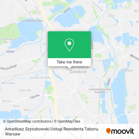 Arkadiusz Szyszkowski Usługi Rewidenta Taboru map