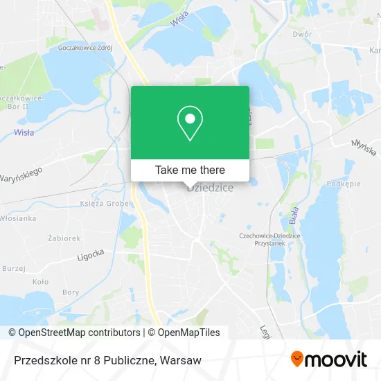 Карта Przedszkole nr 8 Publiczne