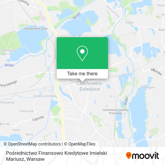 Pośrednictwo Finansowo Kredytowe Imielski Mariusz map