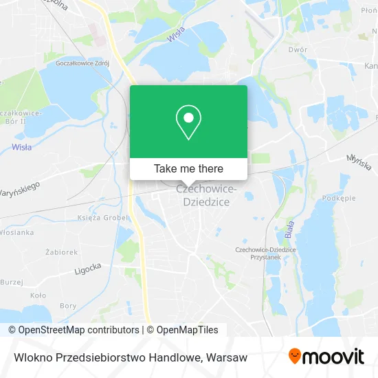 Карта Wlokno Przedsiebiorstwo Handlowe