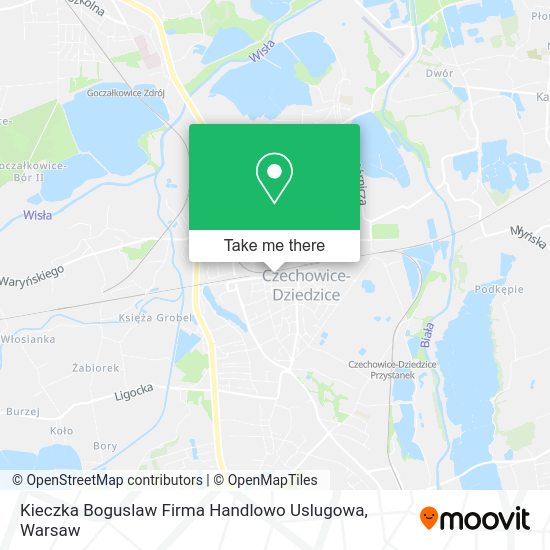 Kieczka Boguslaw Firma Handlowo Uslugowa map