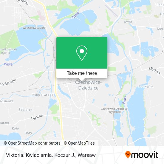 Viktoria. Kwiaciarnia. Koczur J. map