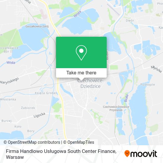 Firma Handlowo Usługowa South Center Finance map