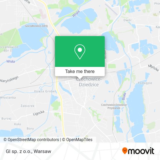 Gl sp. z o.o. map