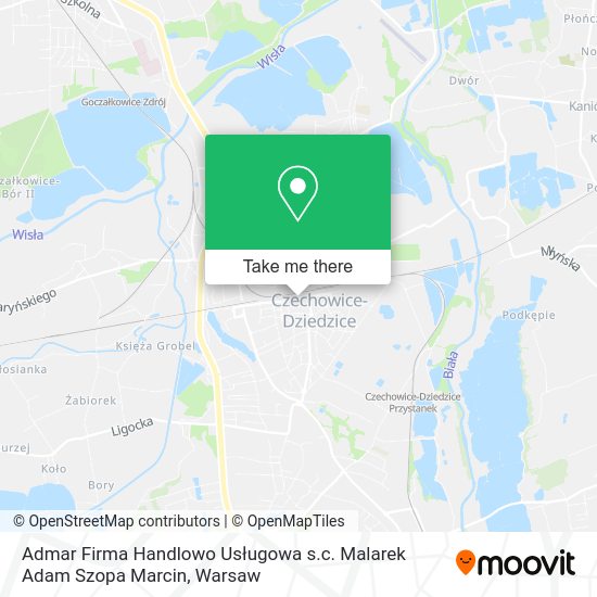 Admar Firma Handlowo Usługowa s.c. Malarek Adam Szopa Marcin map