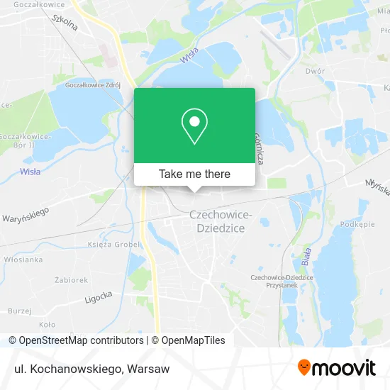 Карта ul. Kochanowskiego