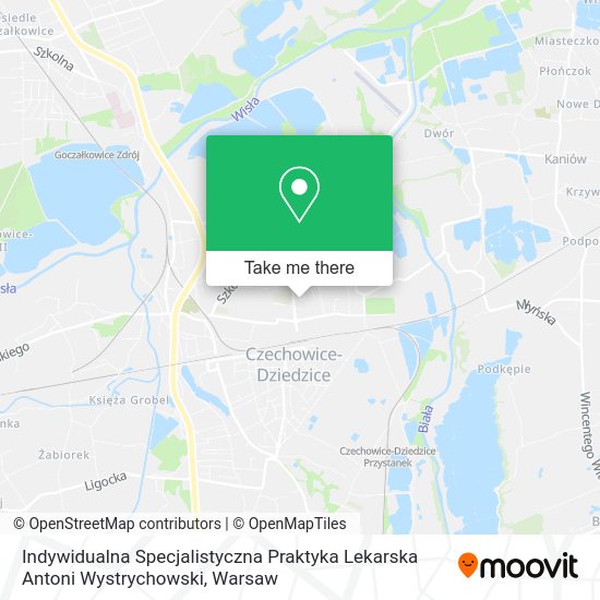 Indywidualna Specjalistyczna Praktyka Lekarska Antoni Wystrychowski map