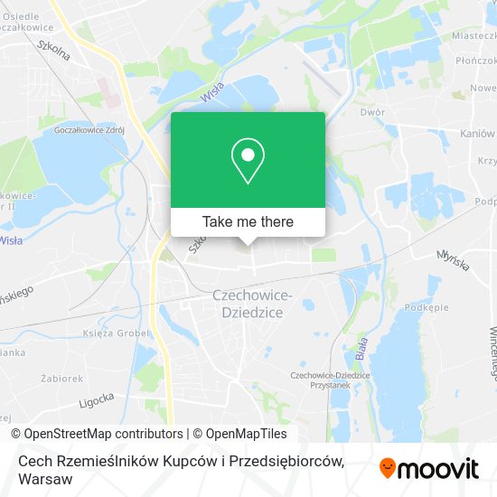 Cech Rzemieślników Kupców i Przedsiębiorców map