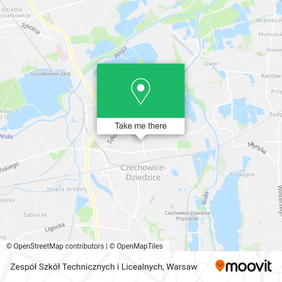 Zespół Szkół Technicznych i Licealnych map