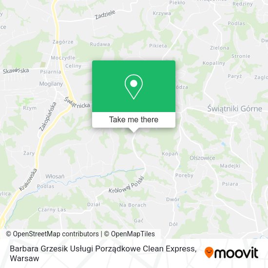 Barbara Grzesik Usługi Porządkowe Clean Express map