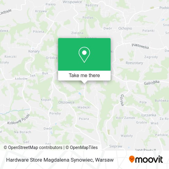 Hardware Store Magdalena Synowiec map