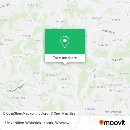 Maximilien Walusiak Ispark map