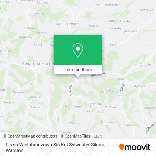 Firma Wielobranżowa Sis Kol Sylwester Sikora map