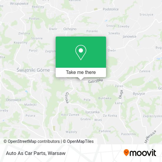 Auto As Car Parts map