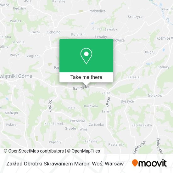 Zakład Obróbki Skrawaniem Marcin Woś map