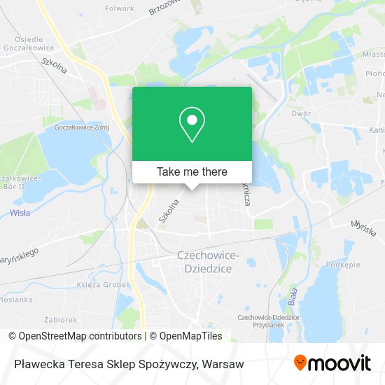 Pławecka Teresa Sklep Spożywczy map