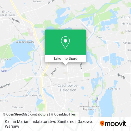 Kalina Marian Instalatorstwo Sanitarne i Gazowe map