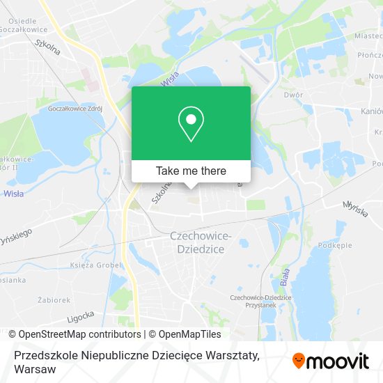 Przedszkole Niepubliczne Dziecięce Warsztaty map