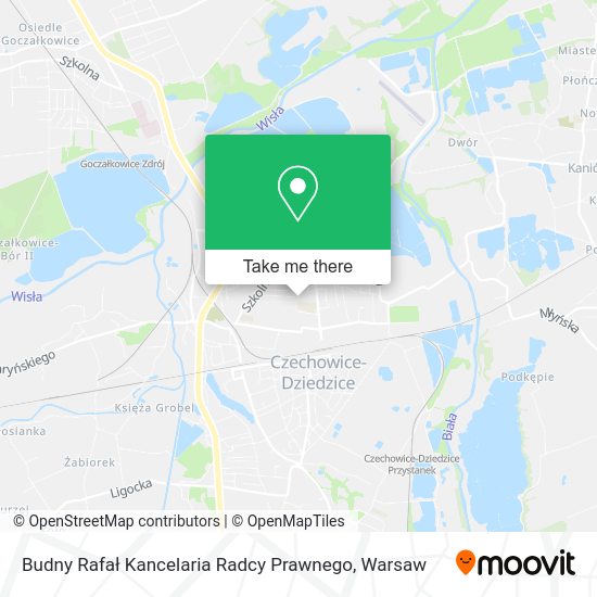 Budny Rafał Kancelaria Radcy Prawnego map