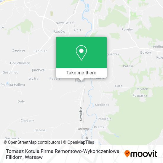 Tomasz Kotula Firma Remontowo-Wykończeniowa Filldom map