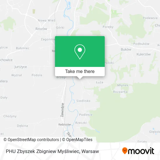 Карта PHU Zbyszek Zbigniew Myśliwiec