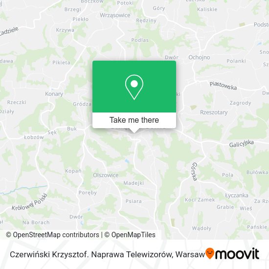 Czerwiński Krzysztof. Naprawa Telewizorów map