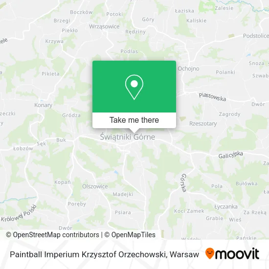 Карта Paintball Imperium Krzysztof Orzechowski