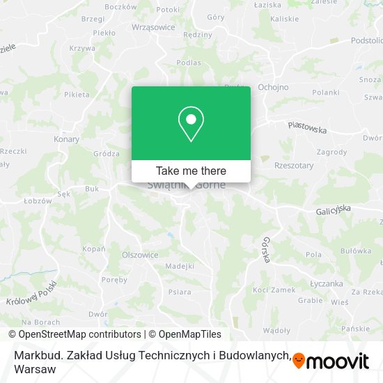 Markbud. Zakład Usług Technicznych i Budowlanych map