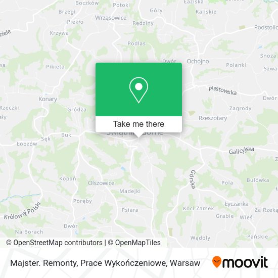 Majster. Remonty, Prace Wykończeniowe map