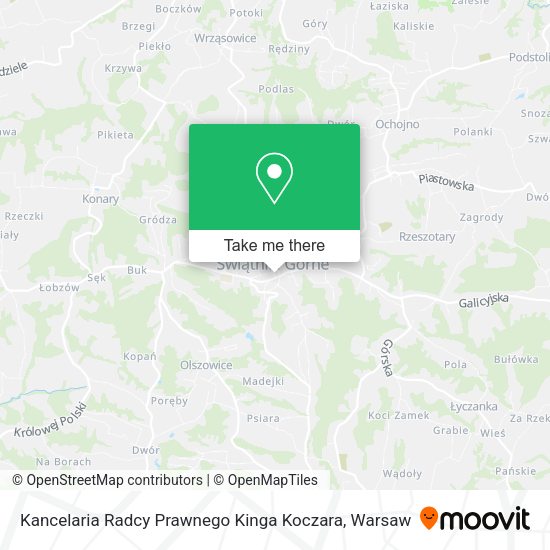 Kancelaria Radcy Prawnego Kinga Koczara map