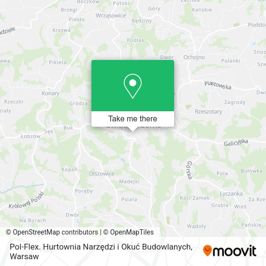 Pol-Flex. Hurtownia Narzędzi i Okuć Budowlanych map