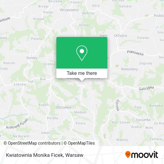 Kwiatownia Monika Ficek map