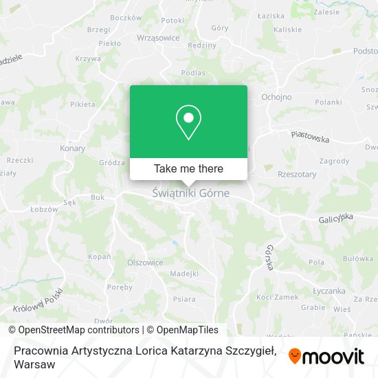 Pracownia Artystyczna Lorica Katarzyna Szczygieł map