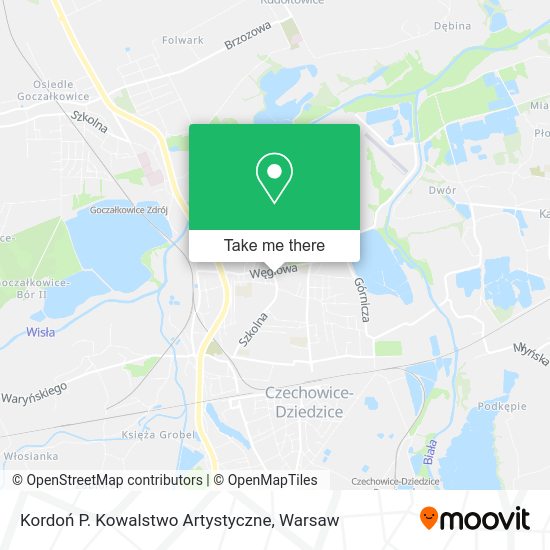 Kordoń P. Kowalstwo Artystyczne map