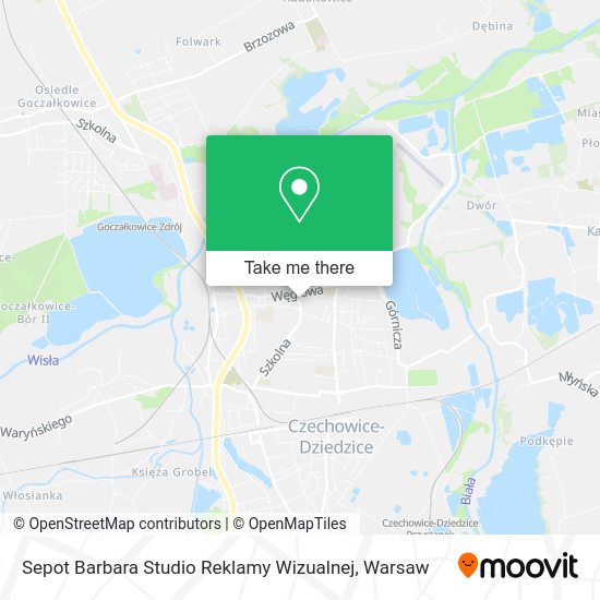 Sepot Barbara Studio Reklamy Wizualnej map