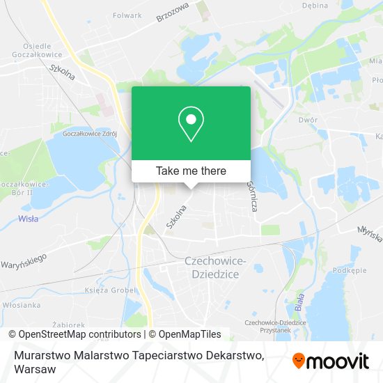 Карта Murarstwo Malarstwo Tapeciarstwo Dekarstwo