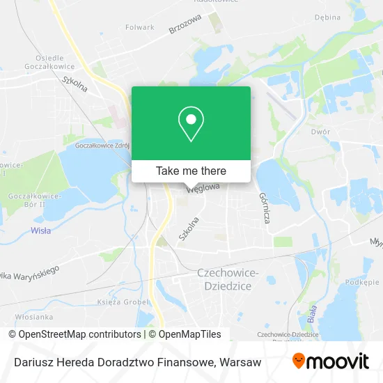 Карта Dariusz Hereda Doradztwo Finansowe