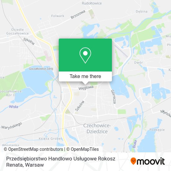 Przedsiębiorstwo Handlowo Usługowe Rokosz Renata map