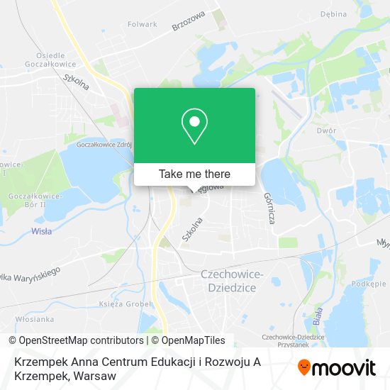 Krzempek Anna Centrum Edukacji i Rozwoju A Krzempek map