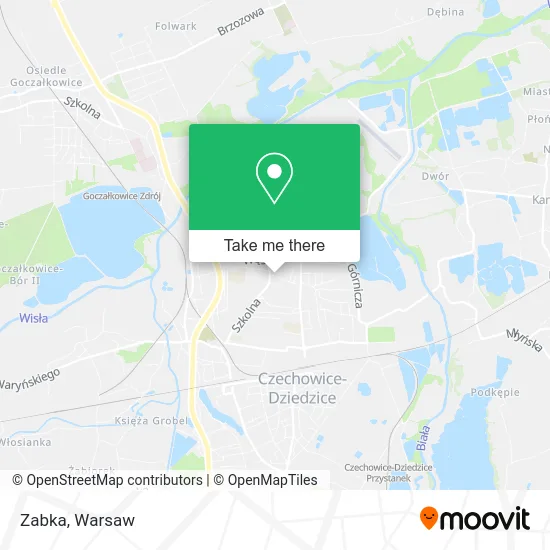 Zabka map