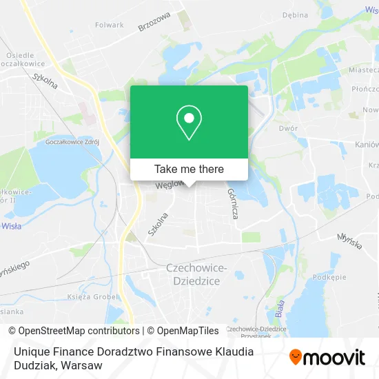 Карта Unique Finance Doradztwo Finansowe Klaudia Dudziak